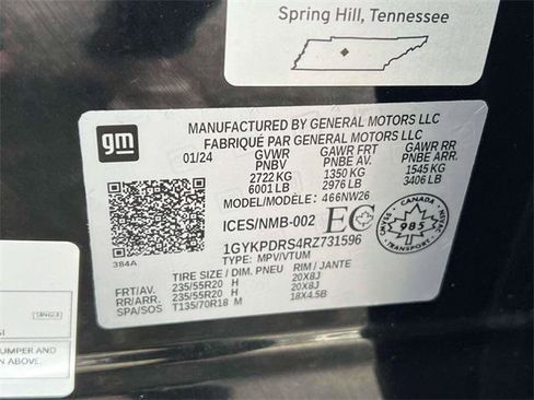 Used 2024 Cadillac XT6 Premium Luxury w/ LPO, Floor Liner Package image 20