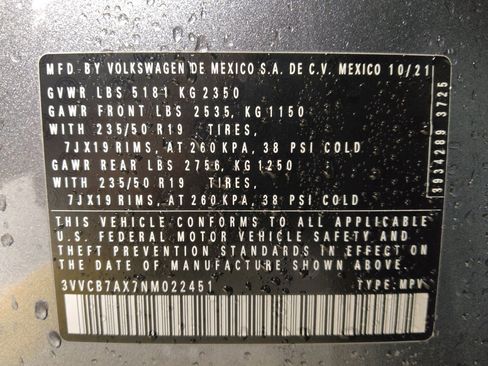 Used 2022 Volkswagen Tiguan SE R-Line image 33