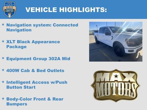 Used 2024 Ford F150 XLT w/ Equipment Group 302A MID AWD/4WD image 6