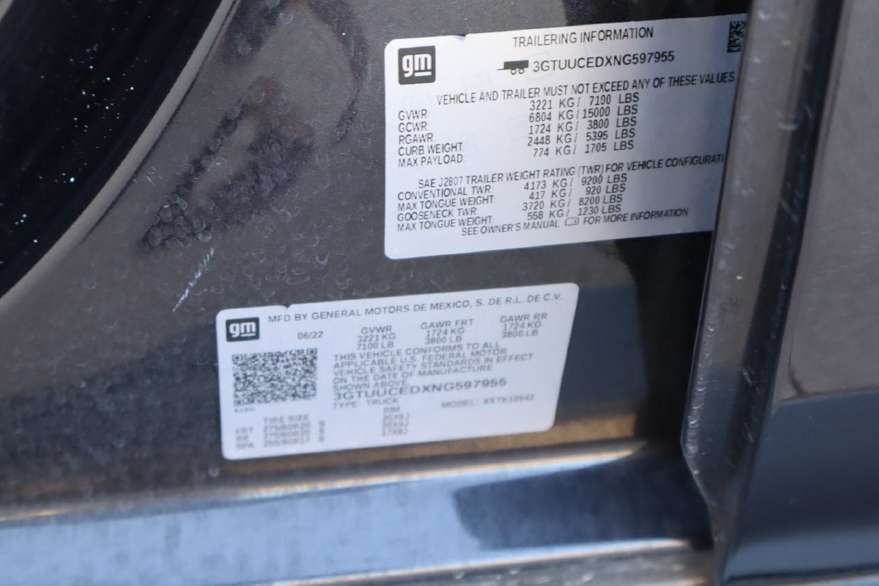 Used 2022 GMC Sierra 1500 Elevation w/ Elevation Premium Package AWD/4WD image 29