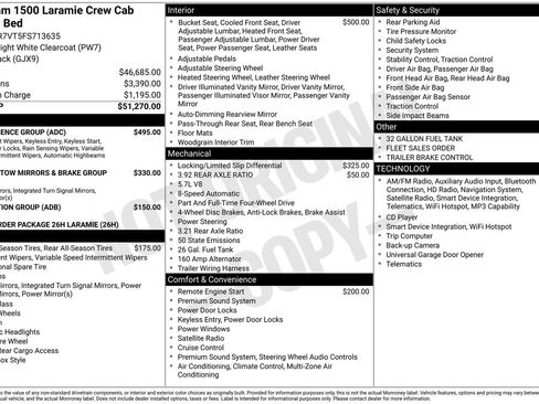Used 2015 RAM 1500 Laramie w/ Convenience Group AWD/4WD image 78