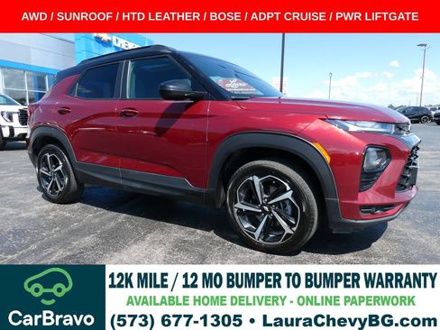 Certified 2022 Chevrolet TrailBlazer RS w/ Sun and Liftgate Package AWD/4WD image 1