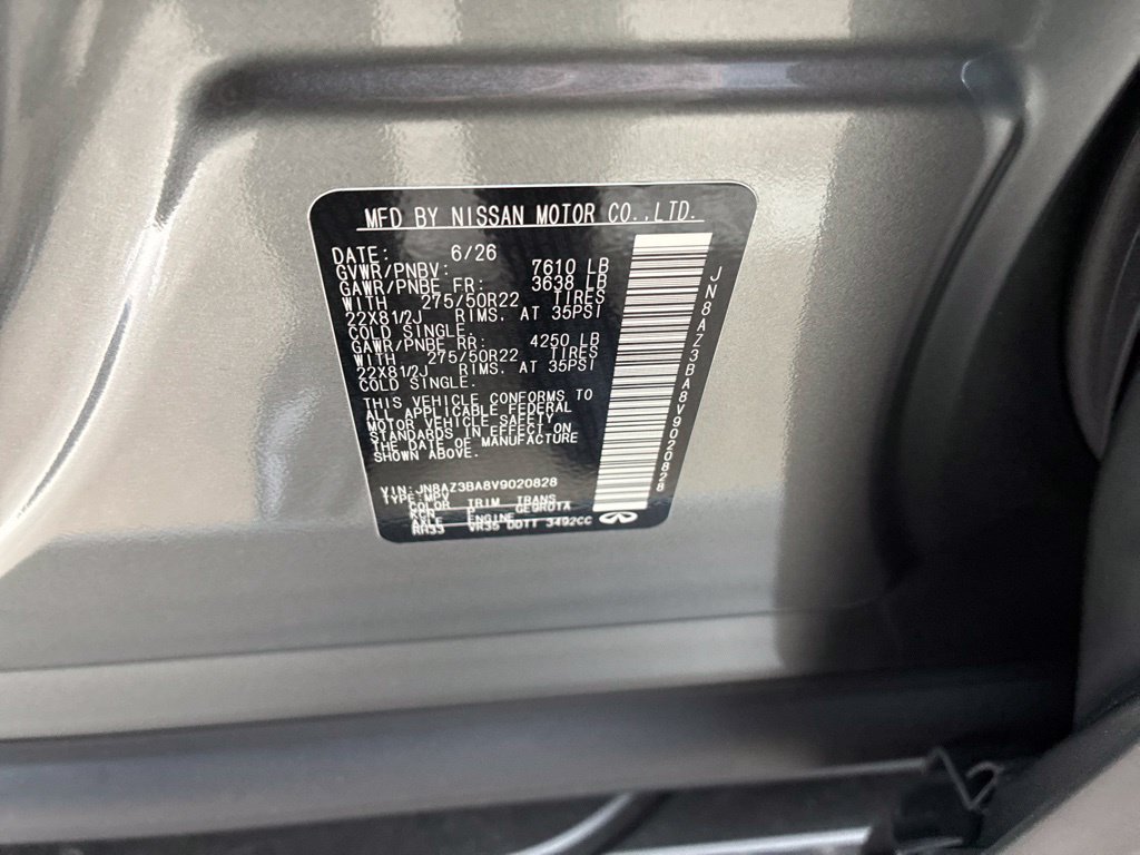 New 2027 INFINITI QX80 Luxe w/ Cargo Package RWD image 10