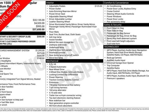 Used 2012 RAM 1500 Sport w/ Remote Start & Security Group RWD image 2