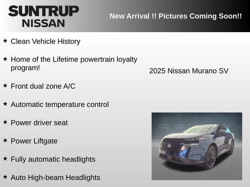 Used 2025 Nissan Murano SV AWD/4WD image 6
