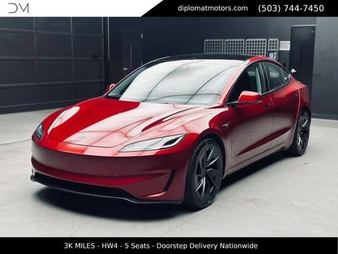 Used 2025 Tesla Model 3 Performance AWD/4WD image 1