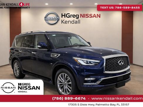Used 2020 INFINITI QX80 Luxe w/ All-Season Package RWD image 1