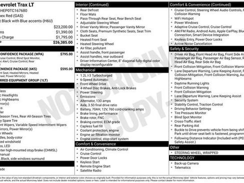 New 2026 Chevrolet Trax LT w/ Driver Confidence Package FWD image 5