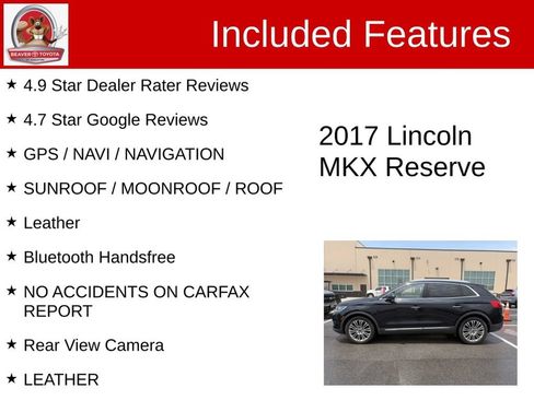 Used 2017 Lincoln MKX Reserve w/ Driver Assistance Package FWD image 5