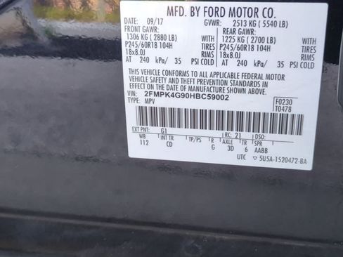 Used 2017 Ford Edge SE AWD/4WD image 33