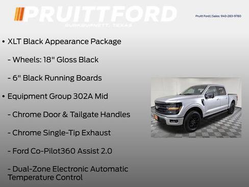 Used 2025 Ford F150 XLT w/ Equipment Group 302A MID image 13