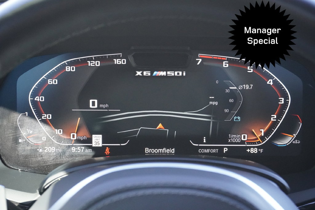 Used 2021 BMW X6 M50i AWD/4WD image 11