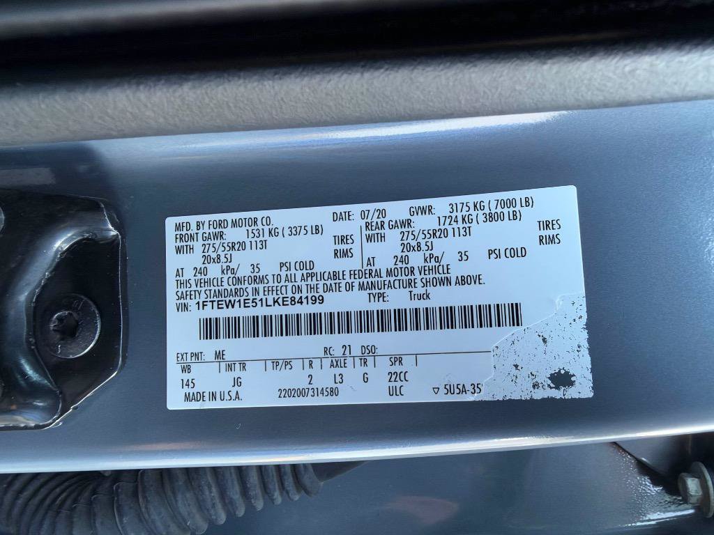 Used 2020 Ford F150 XL w/ Equipment Group 101A Mid AWD/4WD image 35