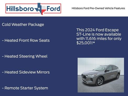 Used 2024 Ford Escape ST-Line w/ Tech Pack #1 AWD/4WD image 3