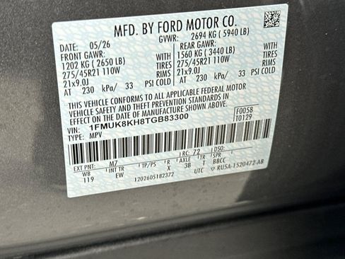 New 2026 Ford Explorer ST-Line w/ ST-Line Street Pack AWD/4WD image 28