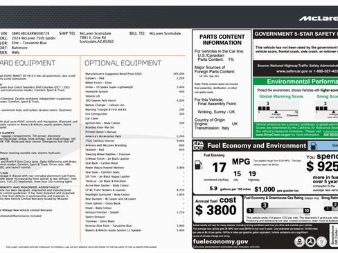 Used 2024 McLaren 750S Spider image 35