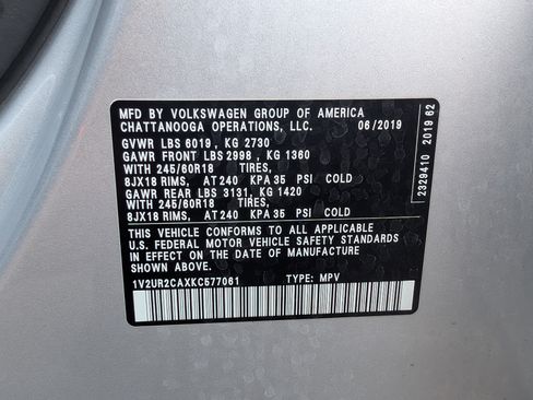 Used 2019 Volkswagen Atlas SE AWD/4WD image 36