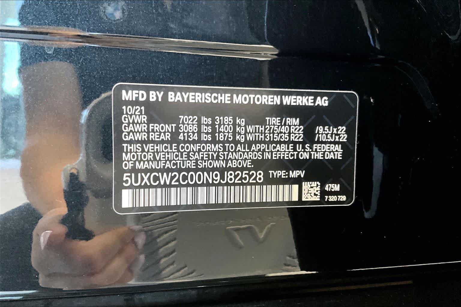 Used 2022 BMW X7 xDrive40i w/ M Sport Package AWD/4WD image 33
