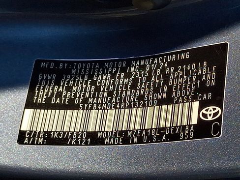 Used 2024 Toyota Corolla LE FWD image 26
