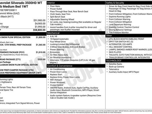 Used 2024 Chevrolet Silverado 3500 W/T AWD/4WD image 9