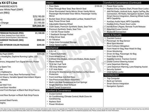 New 2025 Kia K4 GT-Line w/ GT-Line Premium Package image 6
