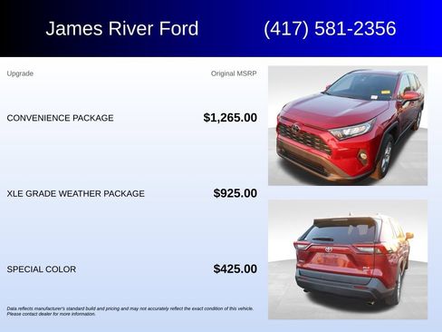 Used 2021 Toyota RAV4 XLE w/ Convenience Package AWD/4WD image 5