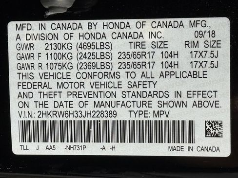 Used 2018 Honda CR-V LX image 34