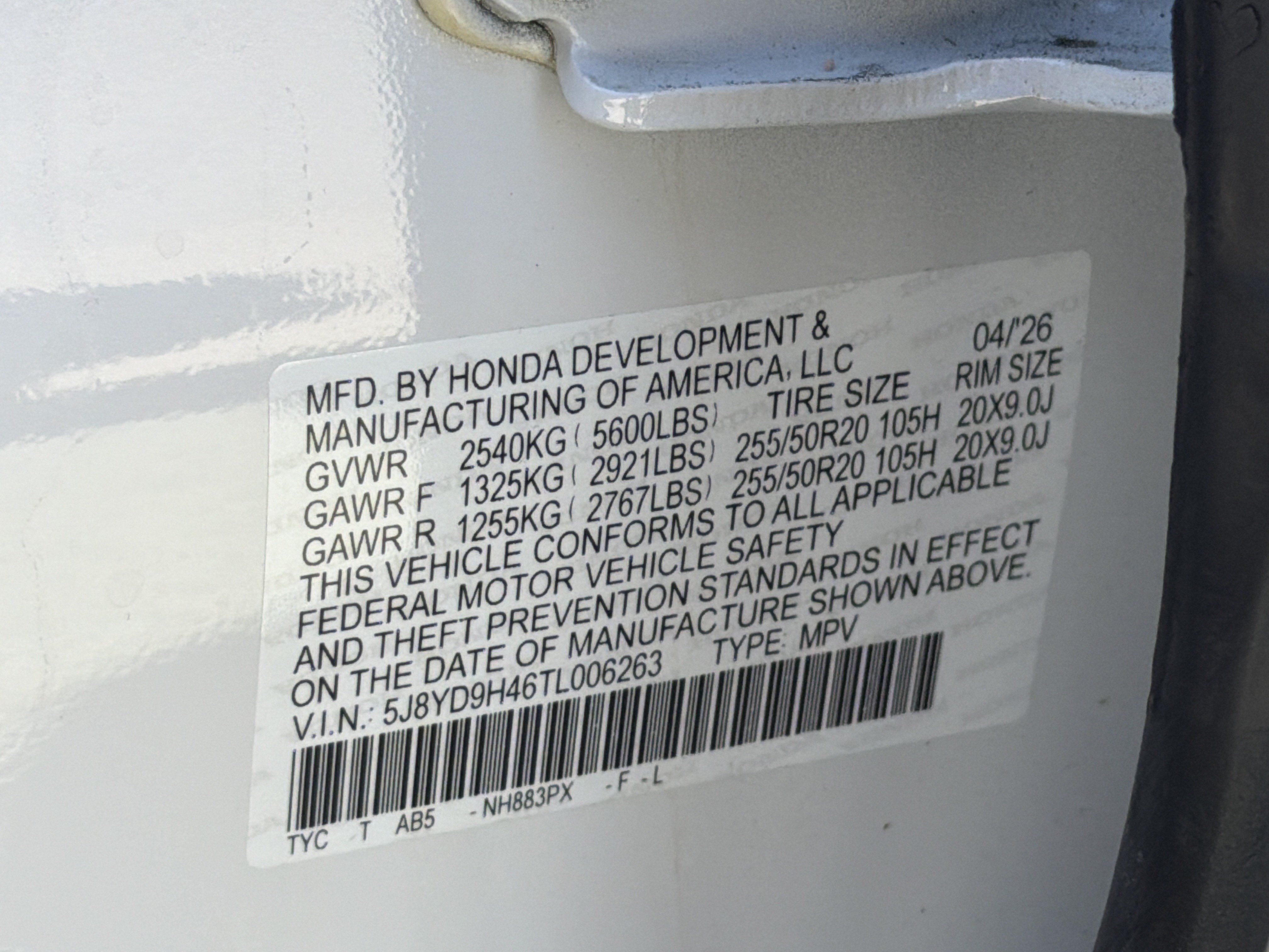 Certified 2026 Acura MDX w/ Technology Package FWD image 36