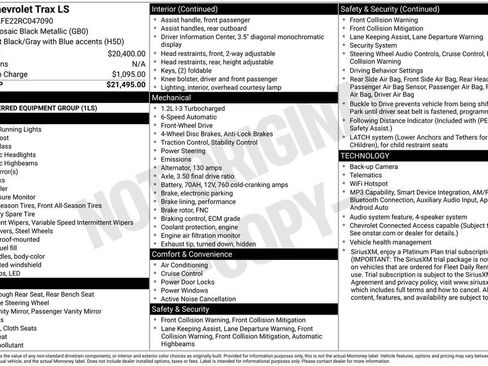 Used 2024 Chevrolet Trax LS FWD image 6