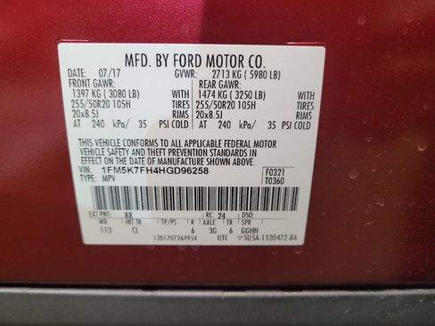 Used 2017 Ford Explorer Limited FWD image 33