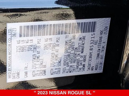 Certified 2023 Nissan Rogue SL w/ SL Premium Package AWD/4WD image 41