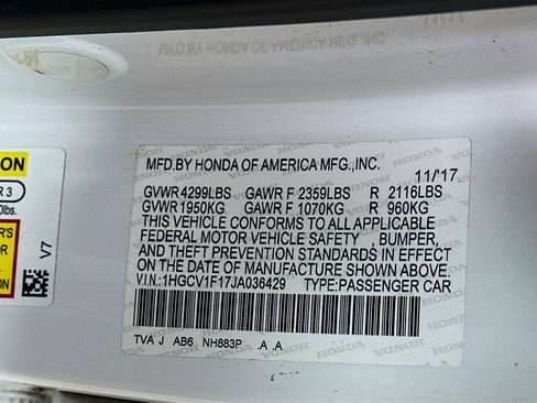 Used 2018 Honda Accord LX image 39