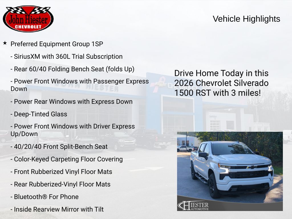 New 2026 Chevrolet Silverado 1500 RST w/ RST Select Package AWD/4WD image 6