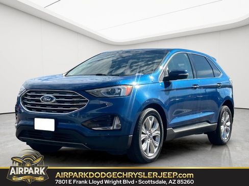Used 2020 Ford Edge Titanium w/ Class II Trailer Tow Package AWD/4WD image 1