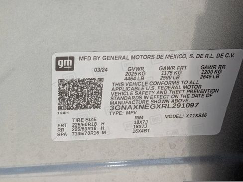 Used 2024 Chevrolet Equinox Premier w/ LPO, Cargo Package FWD image 39