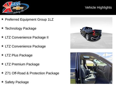 Certified 2023 Chevrolet Silverado 1500 LTZ w/ LTZ Premium Package AWD/4WD image 2