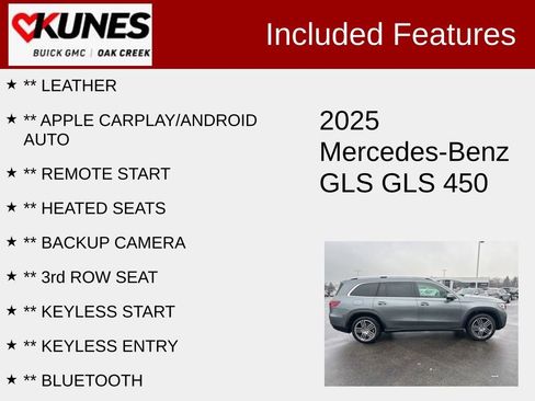 Used 2025 Mercedes-Benz GLS 450 4MATIC image 2
