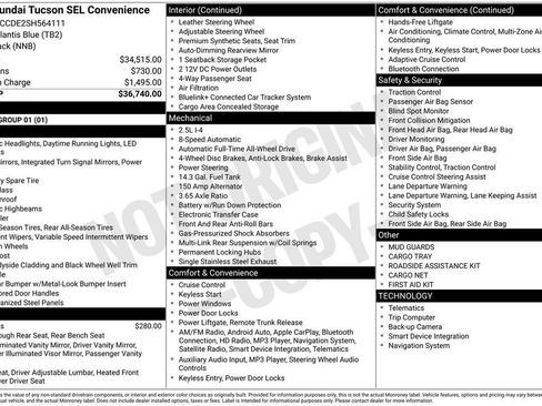 Certified 2025 Hyundai Tucson SEL image 9