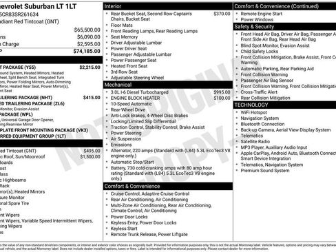 Used 2025 Chevrolet Suburban LT w/ Comfort Package RWD image 2