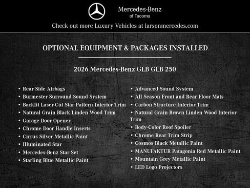 New 2026 Mercedes-Benz GLB 250 4MATIC image 4
