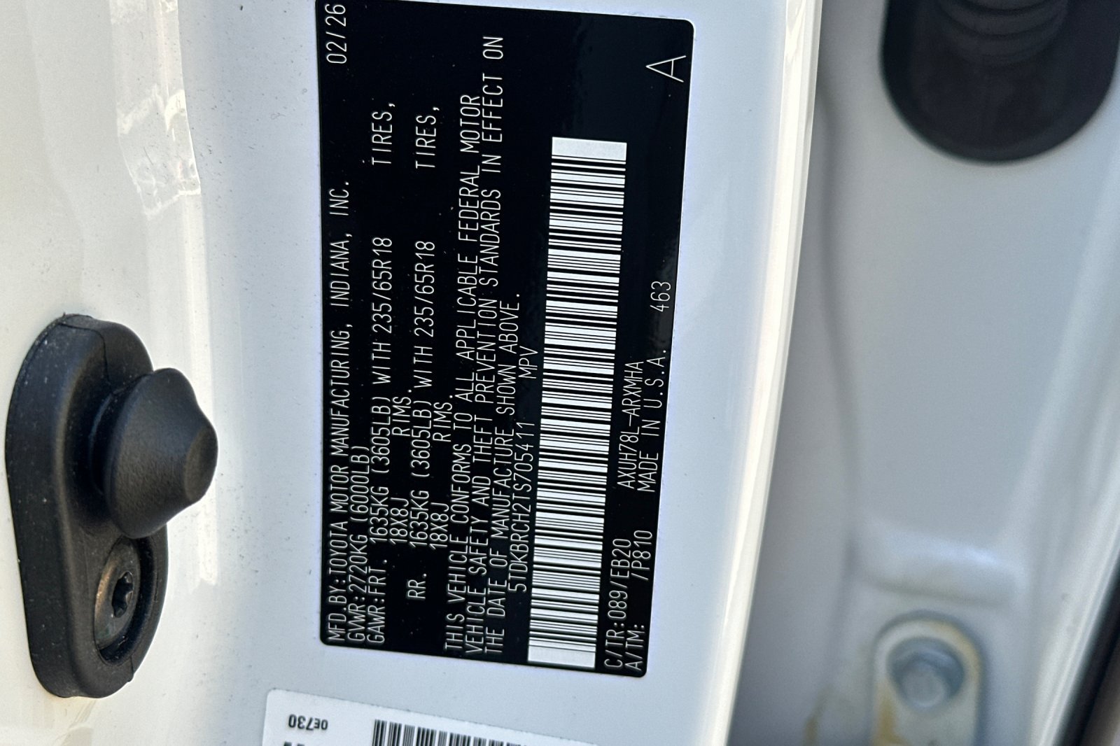 Certified 2026 Toyota Highlander XLE AWD/4WD image 56