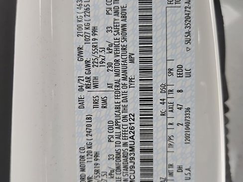 Used 2021 Ford Escape Titanium w/ Titanium Elite Package image 23