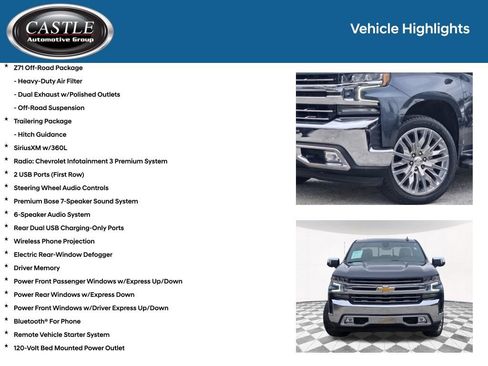 Used 2021 Chevrolet Silverado 1500 LTZ w/ LTZ Premium Package AWD/4WD image 24