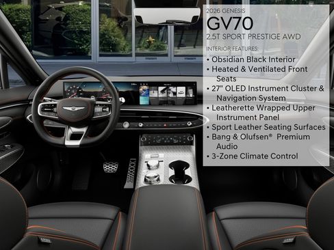 New 2026 Genesis GV70 2.5T Sport Prestige AWD/4WD image 17