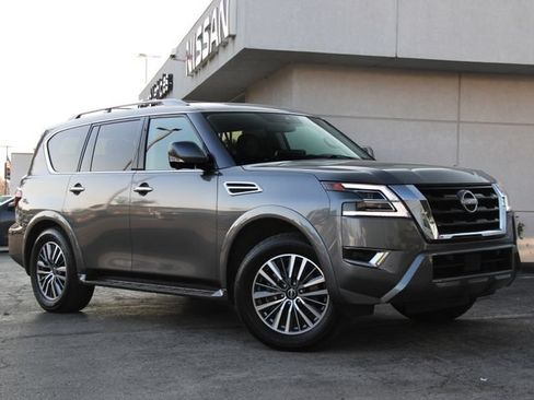 Certified 2023 Nissan Armada SL w/ Captain's Chairs Package AWD/4WD image 1
