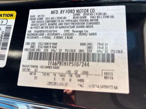 Used 2023 Ford Mustang Coupe w/ Equipment Group 101A RWD image 45