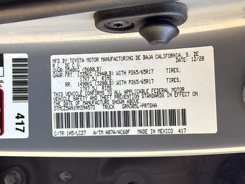 Used 2021 Toyota Tacoma TRD Sport w/ TRD Premium Sport Package image 21