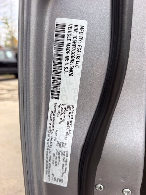 Used 2022 RAM 1500 Warlock w/ Electronics Group AWD/4WD image 32