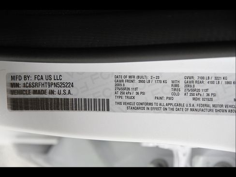 Used 2023 RAM 1500 Limited w/ Body Color Bumper Group AWD/4WD image 25