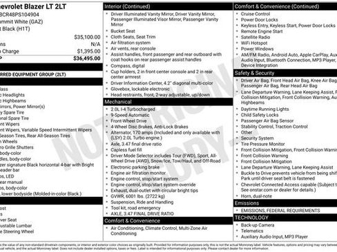 Certified 2023 Chevrolet Blazer LT image 11